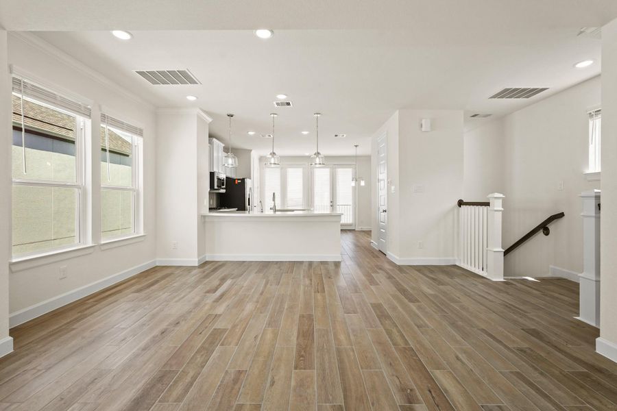 Sun-lit dining room (*Photo not of actual home and used for illustration purposes only.)