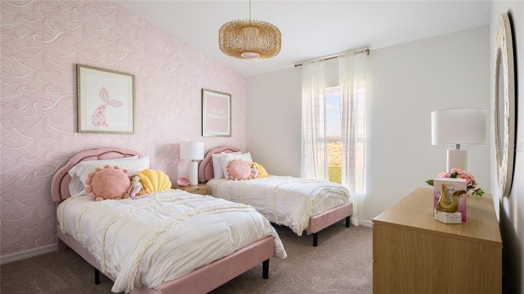 Furnished interior view inside a new home in Crosswinds, Haines City (Image 25).