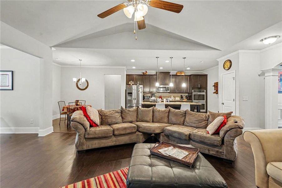Furnished interior view inside a new home in , Atlanta (Image 15).