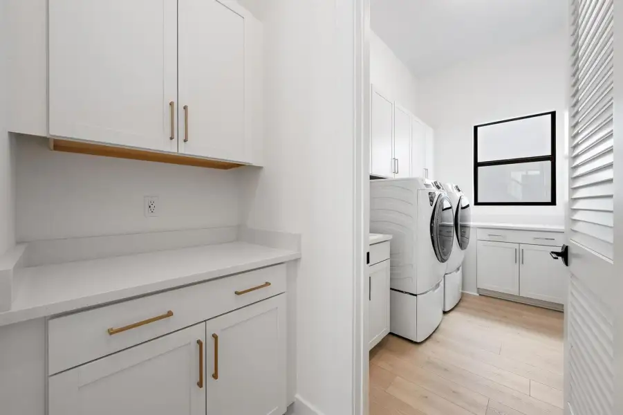 Laundry Room with Storage Cabinetry