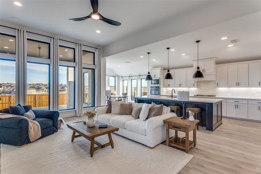 Furnished interior view inside a new home in Ventana, Fort Worth (Image 25).