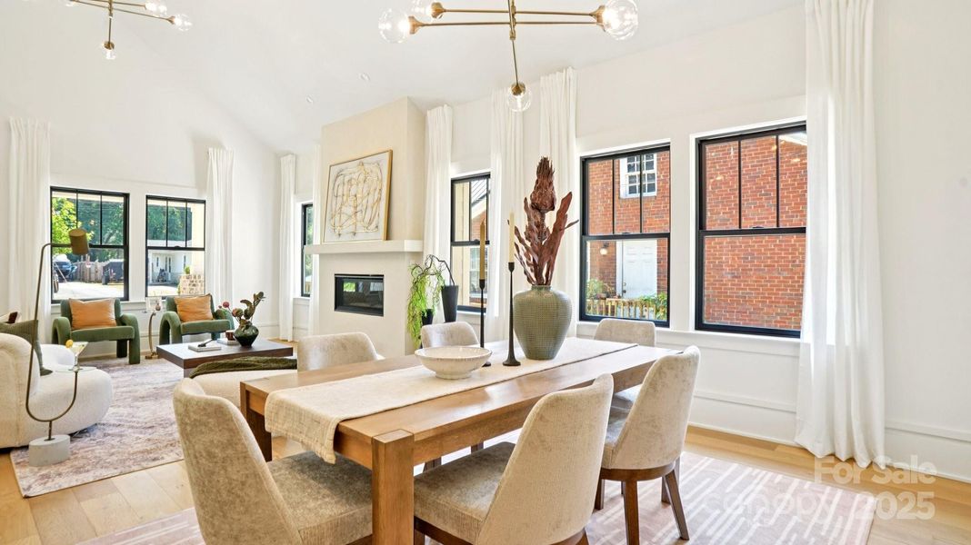 Furnished interior view inside a new home in , Charlotte (Image 13).