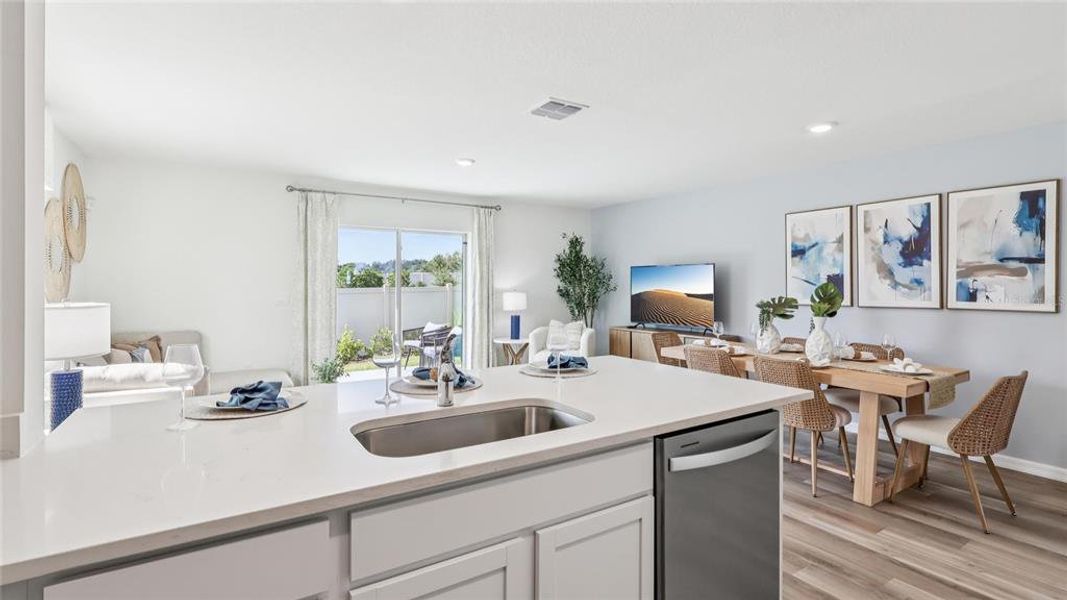 Furnished interior view inside a new home in The Towns at Laurel Commons, Ocala (Image 11).