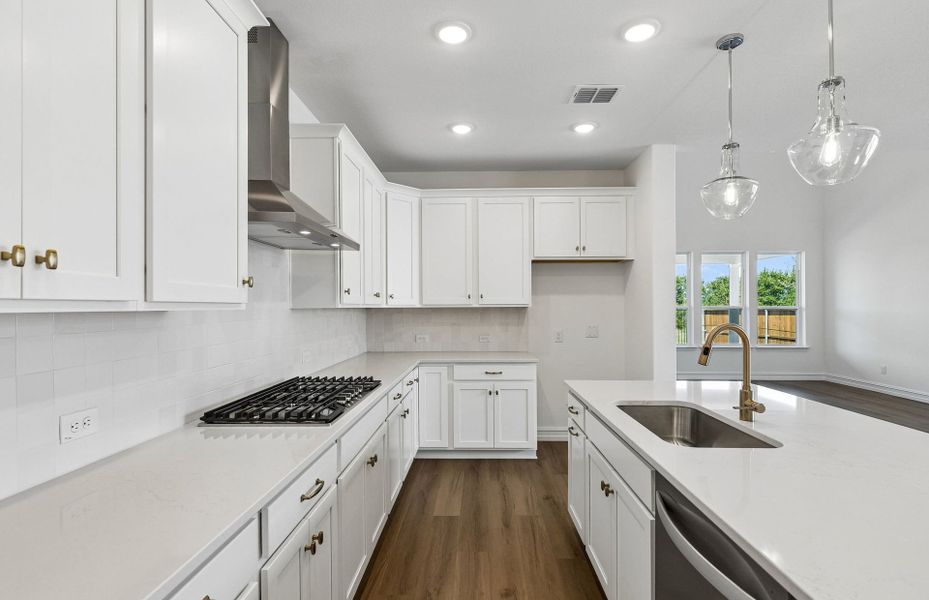 Furnished interior view inside a new home in Creekview Meadows, Pilot Point (Image 7).