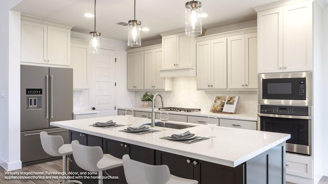 Furnished interior view inside a new home in Santa Rita Ranch - Tierra Rosa, Liberty Hill (Image 10).