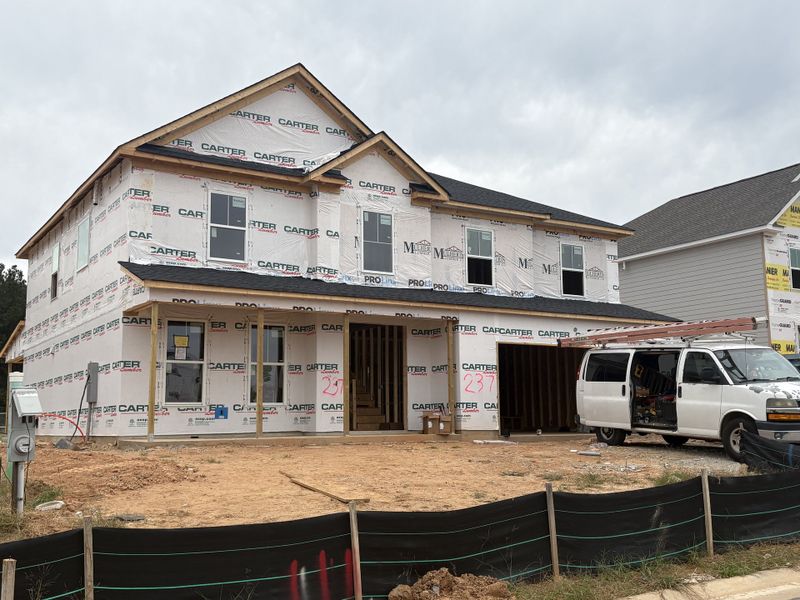 In-progress construction of a new home in Tillery Park, Grovetown, GA (Image 14).