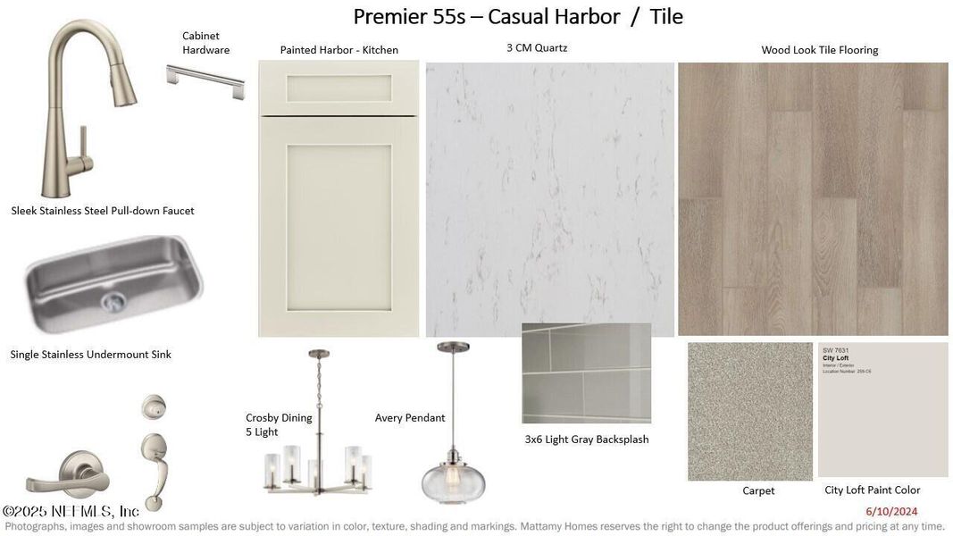 Sample of building materials used in homes in RiverTown - Ravines, St. Johns (Image 22).