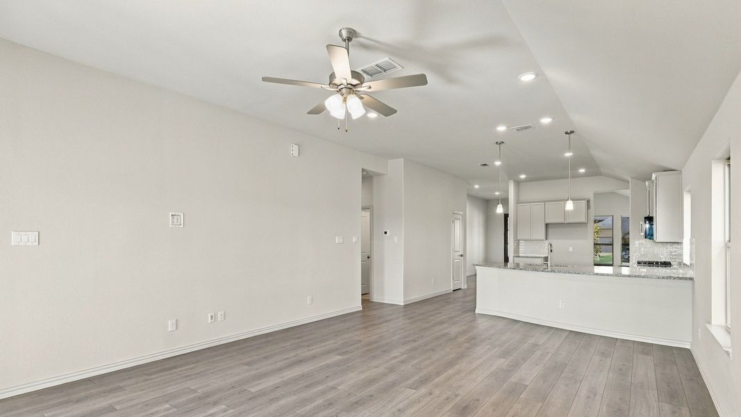Furnished interior view inside a new home in The Oaks, Red Oak (Image 22).