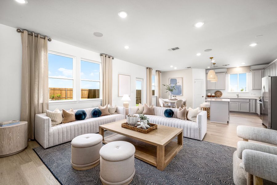 Representative furnished interior of a home built from the Sandalwood by Pulte Homes in La Cima, San Marcos (Image 17). Representative furnished interior of a home built from the Sandalwood by Pulte Homes in La Cima, San Marcos (Image 17).