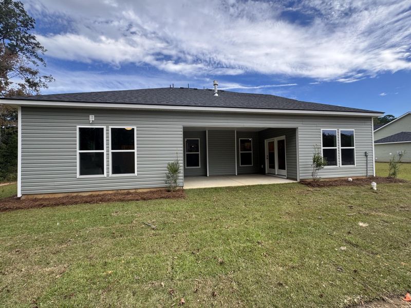 Exterior details and patio area of a home in Central Estates, Summerville (Image 4).
