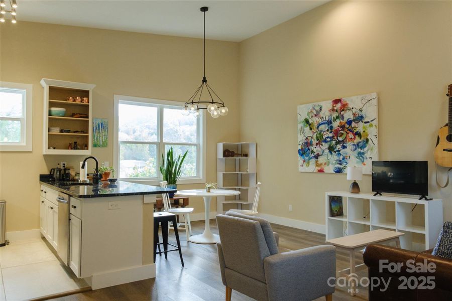 Furnished interior view inside a new home in , Weaverville (Image 8). Furnished interior view inside a new home in , Weaverville (Image 8).