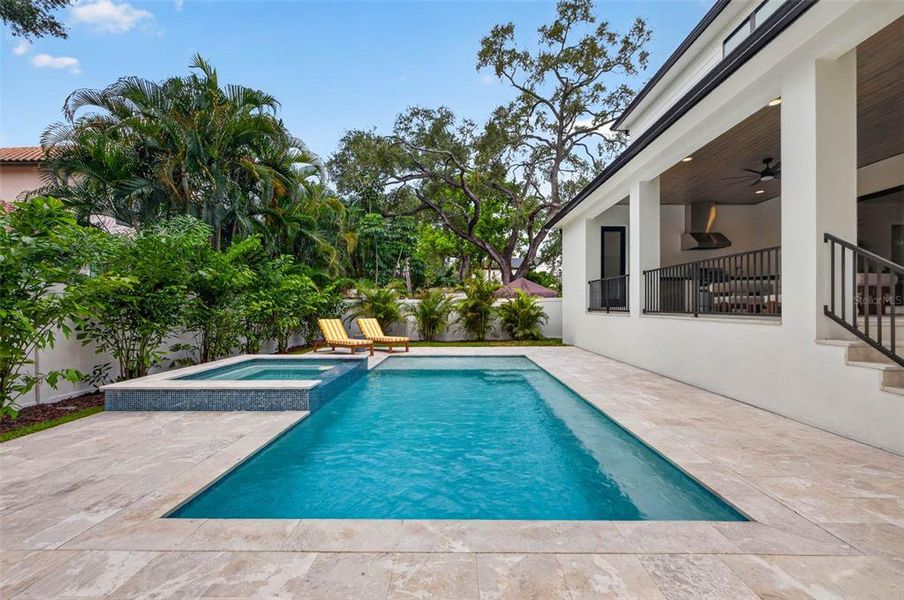 Exterior details and patio area of a home in , Tampa (Image 2). Exterior details and patio area of a home in , Tampa (Image 2).