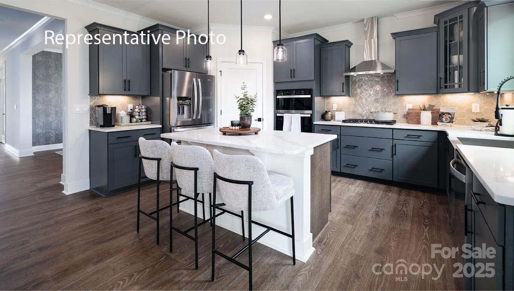 Furnished interior view inside a new home in Sanctuary at Southgate, Indian Trail (Image 27).