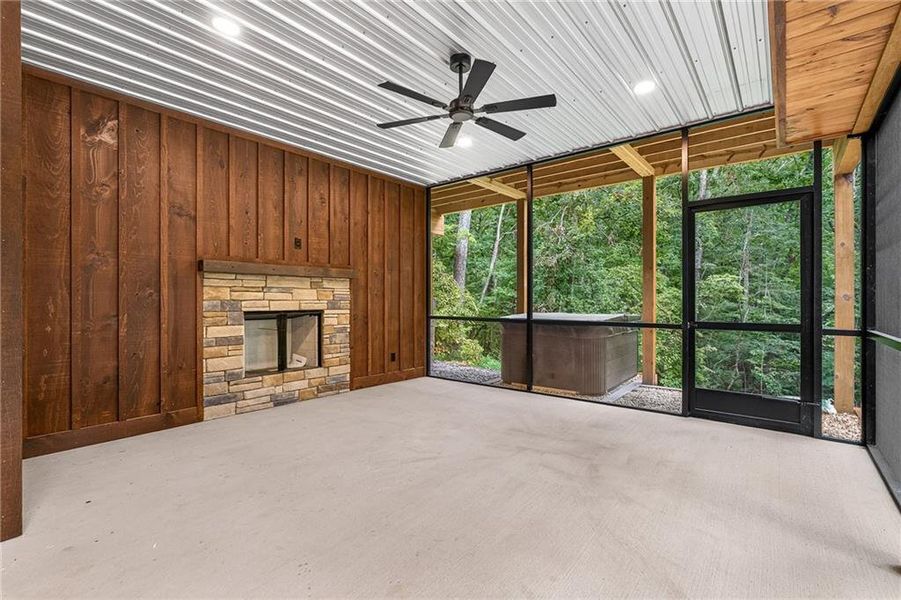 Exterior details and patio area of a home in , Morganton (Image 28). Exterior details and patio area of a home in , Morganton (Image 28).