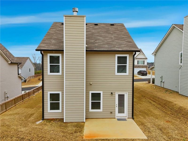 Exterior details and patio area of a home in , Cartersville (Image 26).