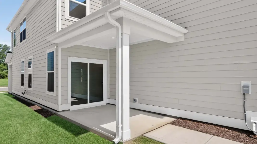 Exterior details and patio area of a home in Madden West, Fuquay Varina (Image 3).