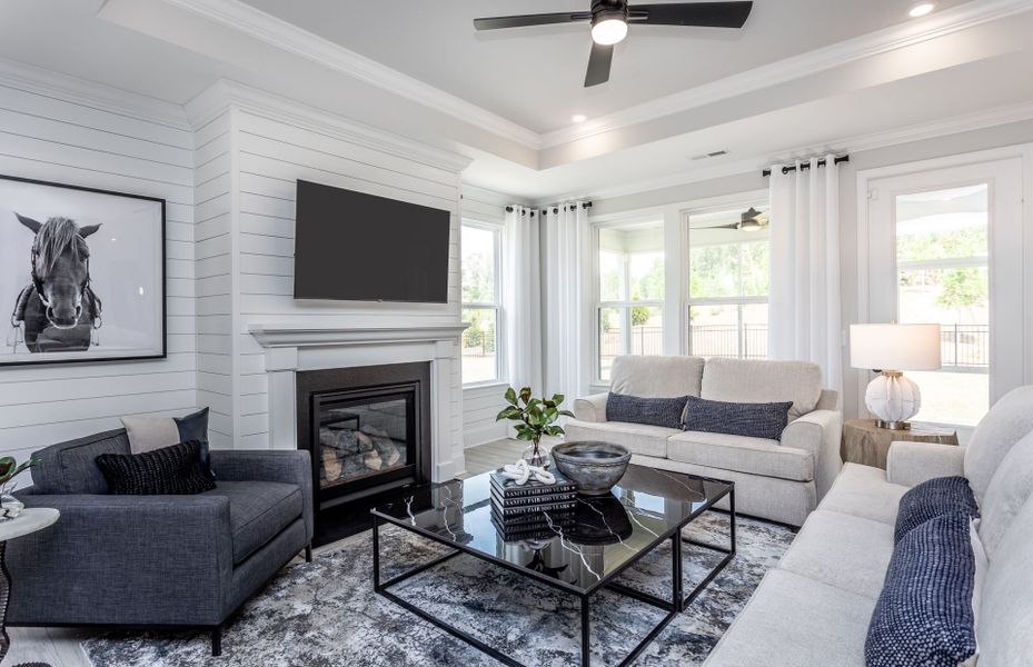 Representative furnished interior of a home built from the Renown by Del Webb in Del Webb at Chatham Park, Pittsboro (Image 8).