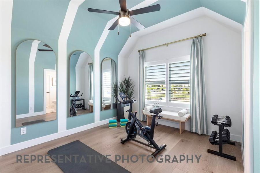 Furnished interior view inside a new home in Sandbrock Ranch, Aubrey (Image 30). Furnished interior view inside a new home in Sandbrock Ranch, Aubrey (Image 30).
