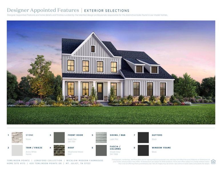 Sample of building materials used in homes in Tomlinson Pointe - Longford Collection, Mount Juliet (Image 5).