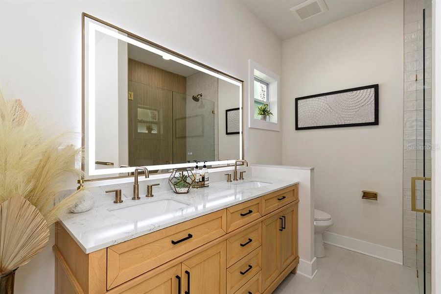 Furnished interior view inside a new home in , Tampa (Image 12).