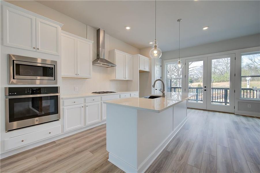 Furnished interior view inside a new home in Barrett Pointe, Kennesaw (Image 9).