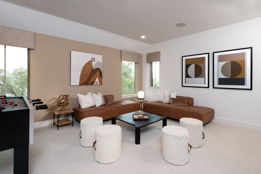 Representative furnished interior of a home built from the Logan by Tri Pointe Homes in Bridgewater, Midlothian (Image 6).