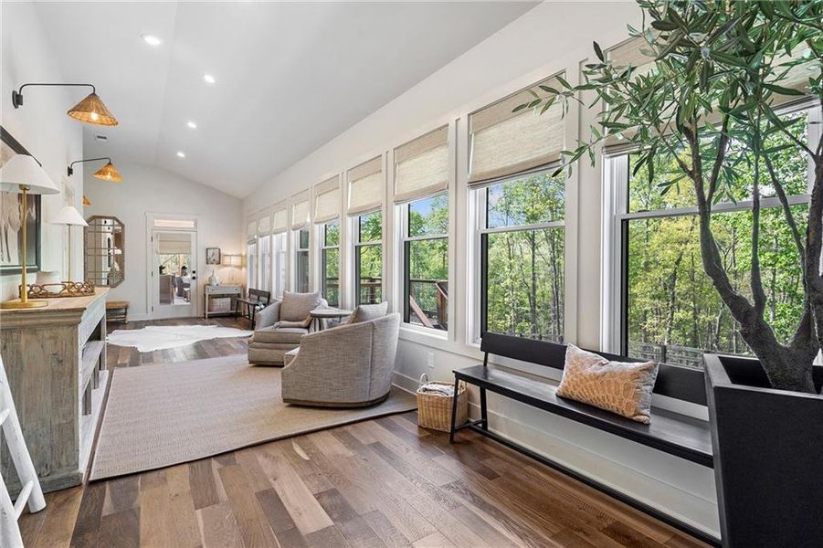 Furnished interior view inside a new home in , Canton (Image 19).