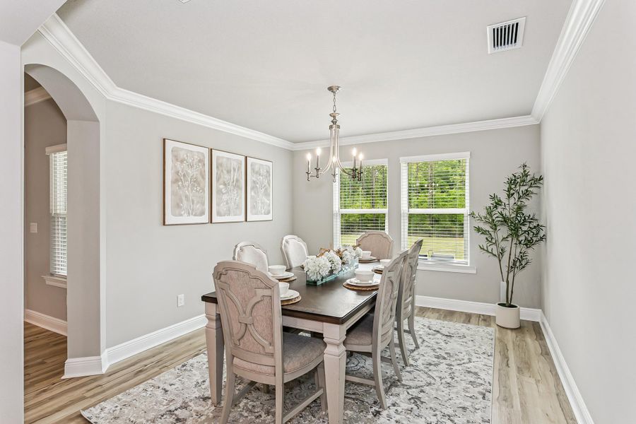 Furnished interior view inside a new home in Walther Reserve, Milton (Image 16).