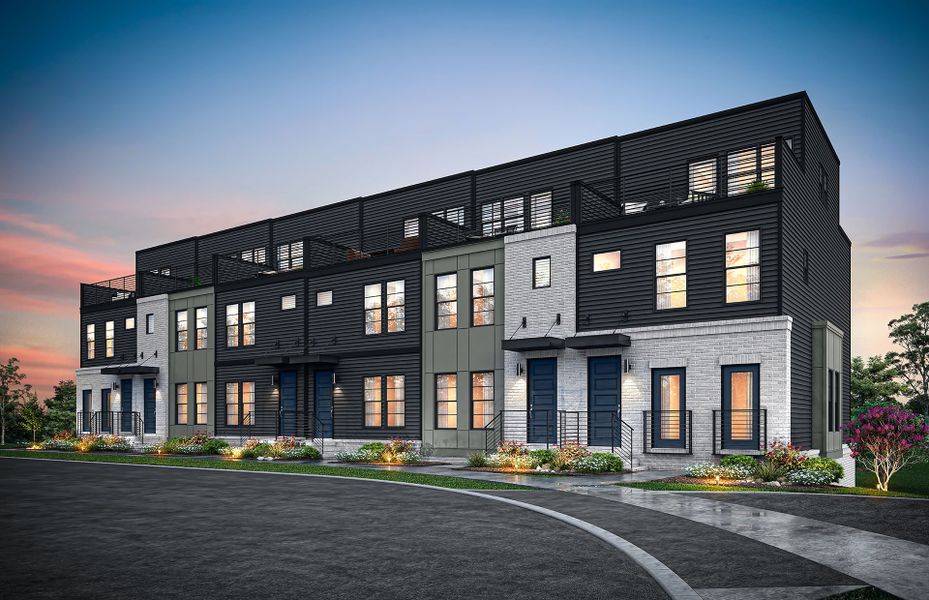 The Highpointe with large rooftop deck at Skyline in Nashville