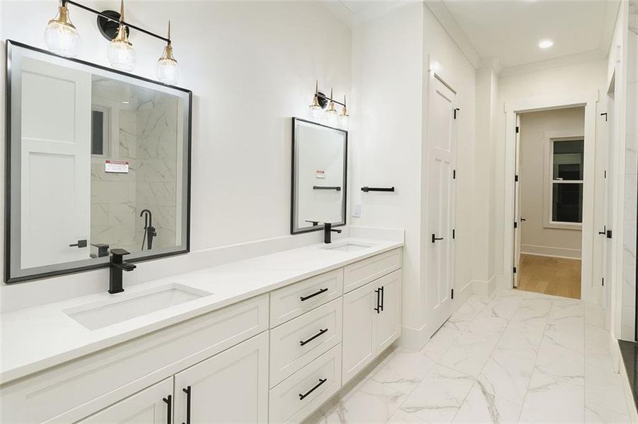 Furnished interior view inside a new home in , Marietta (Image 6).