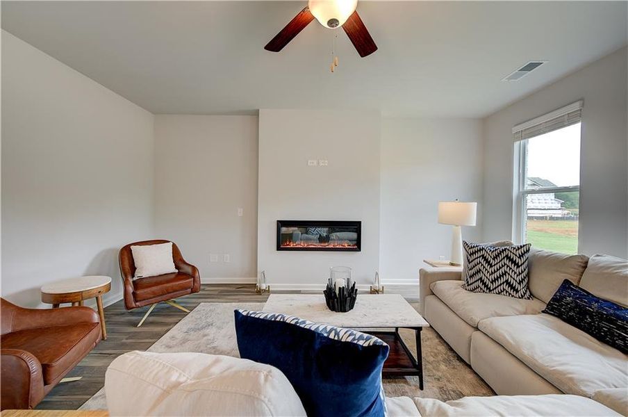 Furnished interior view inside a new home in Bowers Farm, McDonough (Image 17).
