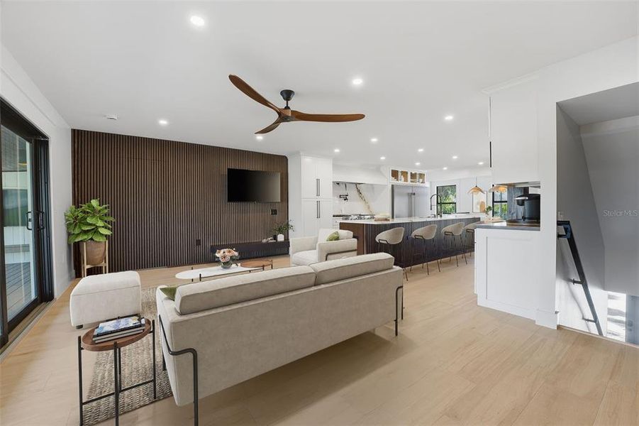 Furnished interior view inside a new home in , Englewood (Image 11).