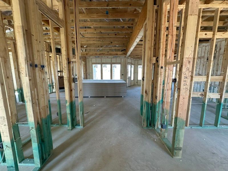 In-progress construction of a new home in Fannin Ranch, Leonard, TX (Image 6).