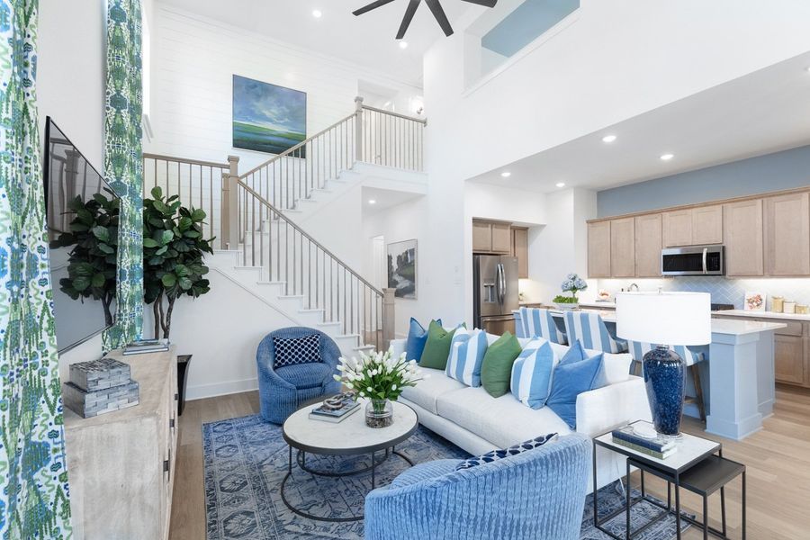 Representative Family Room - some options shown