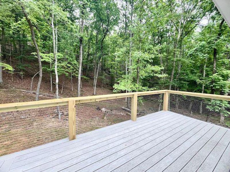 Exterior details and patio area of a home in , Waleska (Image 3).