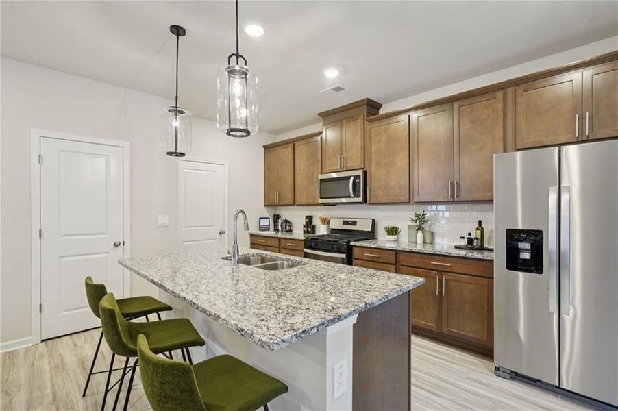 Furnished interior view inside a new home in Avalon - Reserve Series, Conyers (Image 17).