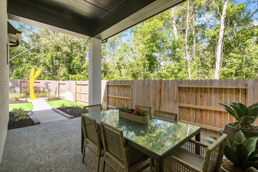 Representative exterior details of a home built from the The Athens by David Weekley Homes in ARTAVIA 45' Homesites, Conroe (Image 3). Representative exterior details of a home built from the The Athens by David Weekley Homes in ARTAVIA 45' Homesites, Conroe (Image 3).