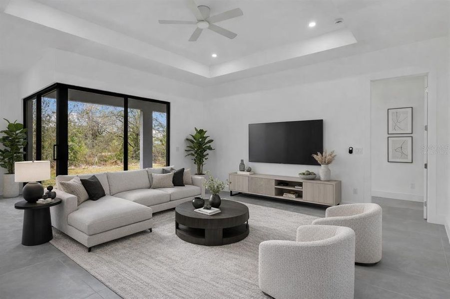 Furnished interior view inside a new home in , Port Charlotte (Image 6).