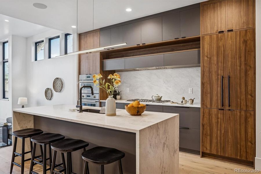 Furnished interior view inside a new home in , Denver (Image 29).