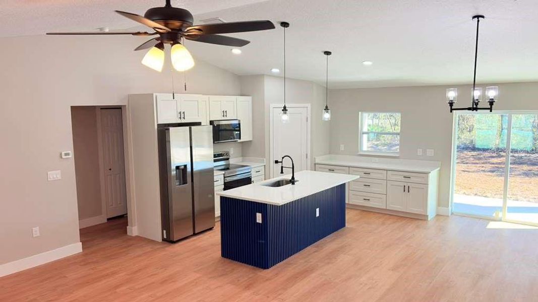 Furnished interior view inside a new home in , Ocklawaha (Image 4).