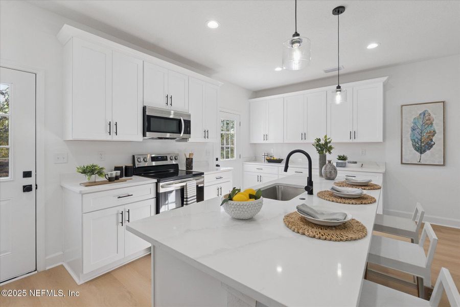 Furnished interior view inside a new home in , Sanderson (Image 5).