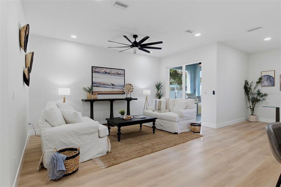 Furnished interior view inside a new home in , Tampa (Image 35).