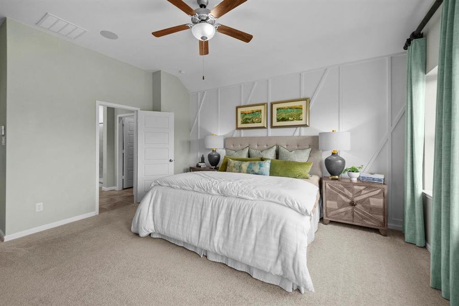 Furnished interior view inside a new home in Tavolo Park Cottages, Fort Worth (Image 16).
