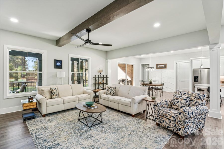 Furnished interior view inside a new home in , Concord (Image 15). Furnished interior view inside a new home in , Concord (Image 15).