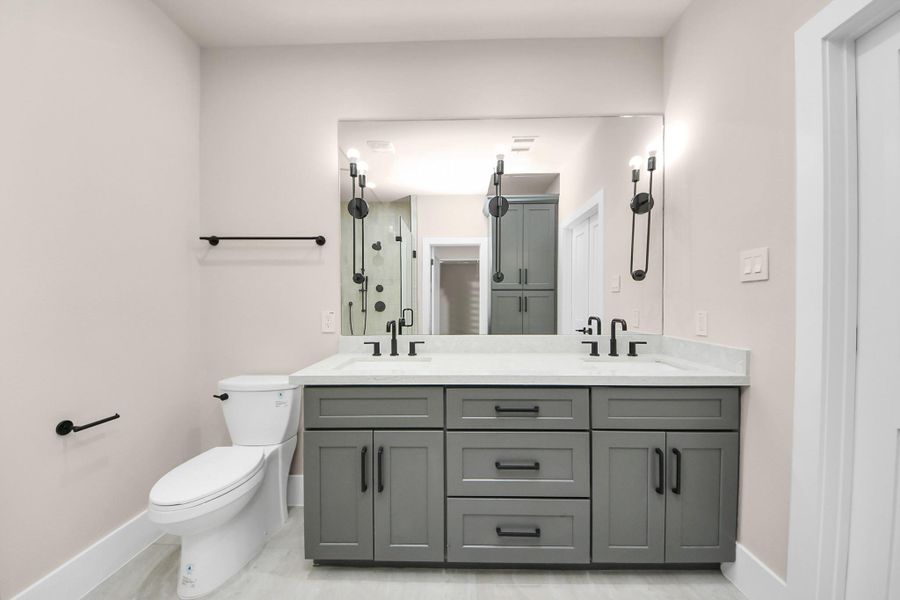 Furnished interior view inside a new home in , Houston (Image 18).