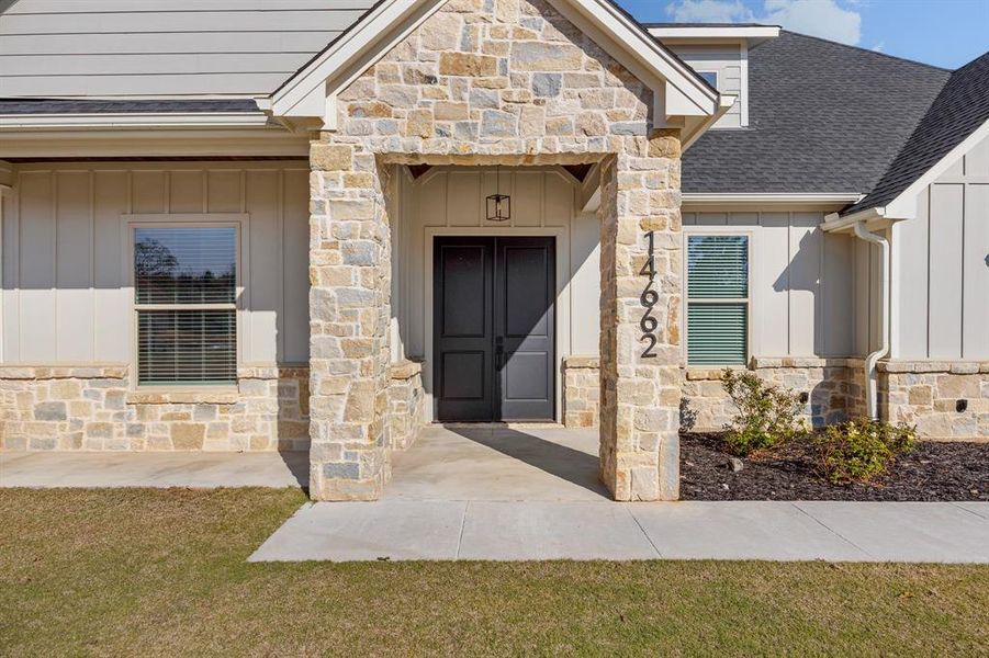 Exterior details and patio area of a home in , Tyler (Image 20).