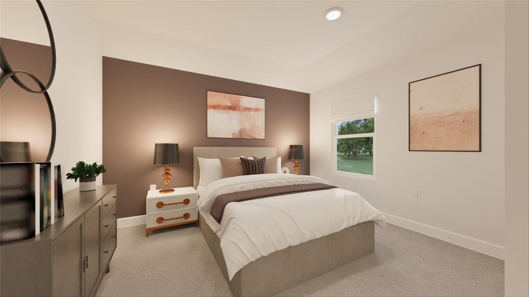 Furnished interior view inside a new home in Oakberry Trails, Waller (Image 13).