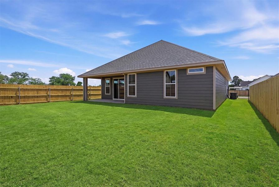 Exterior details and patio area of a home in , Tolar (Image 28).