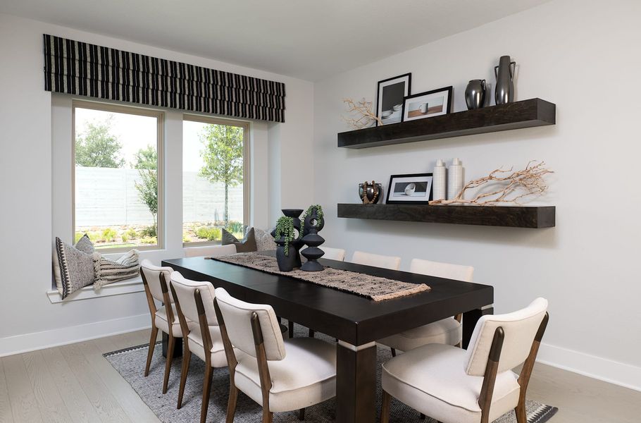 Representative furnished interior of a home built from the Emery by Tri Pointe Homes in Painted Tree, McKinney (Image 14).