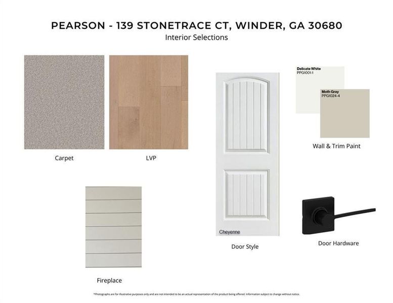 Sample of building materials used in homes in Stonehaven, Winder (Image 4). Sample of building materials used in homes in Stonehaven, Winder (Image 4).